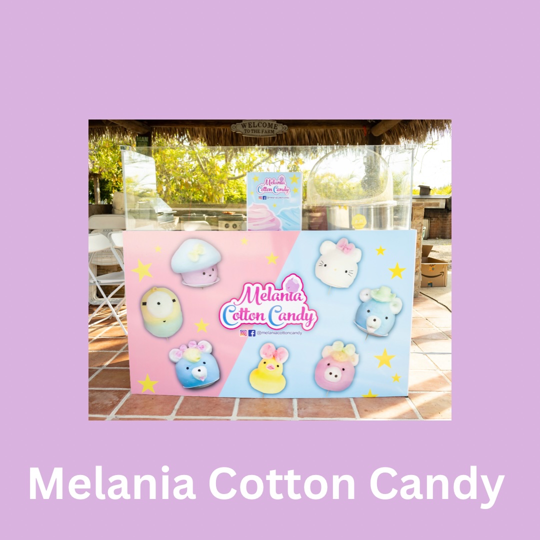 Melania Cotton Candy Cart